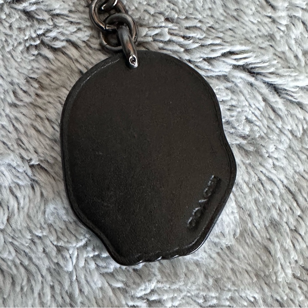 Coach Embroidered Skull Keychain Fob - Picture 5 of 11